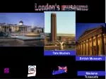 London's museums - slide 1