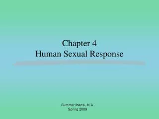 Chapter 4 Human Sexual Response