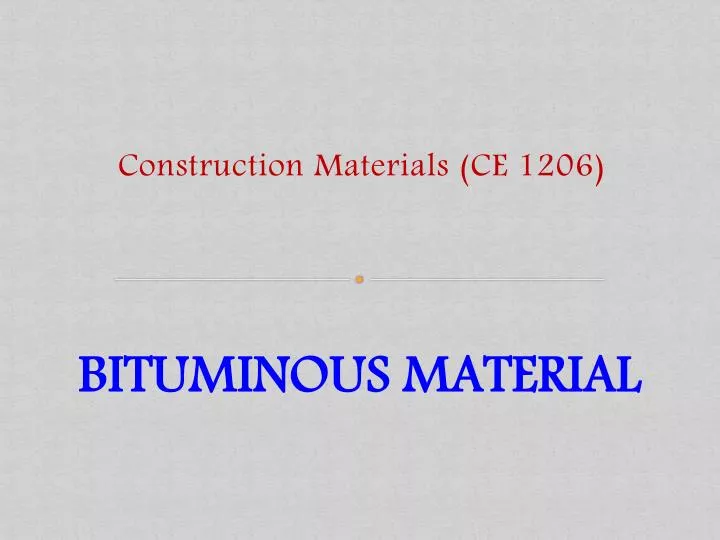 construction materials ce 1206