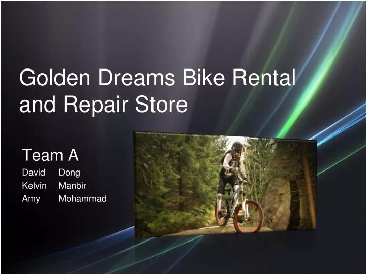 golden dreams bike rental and repair store