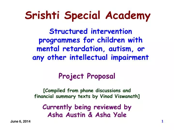 srishti special academy