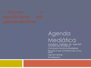 agenda medi tica
