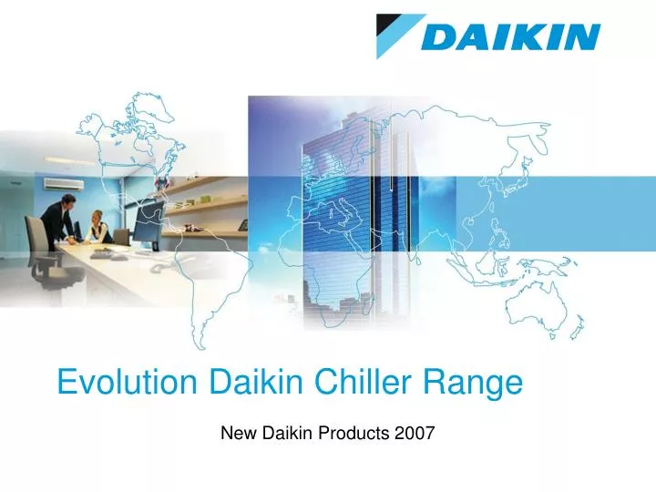 evolution daikin chiller range