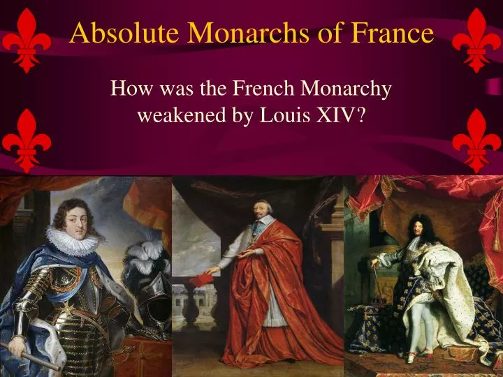 absolute monarchs of france