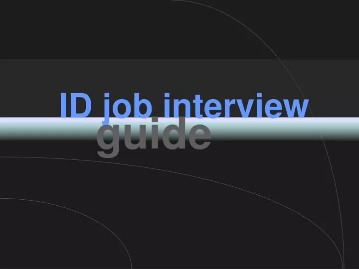 id job interview