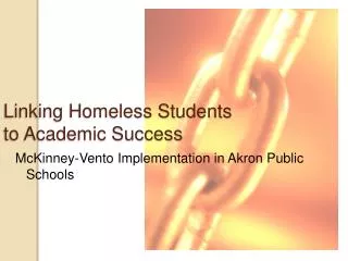 Linking Homeless Students to Academic Success