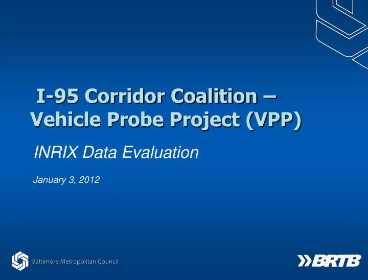 i 95 corridor coalition vehicle probe project vpp