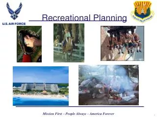 Recreational Planning