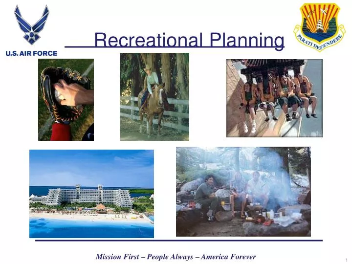 recreational planning