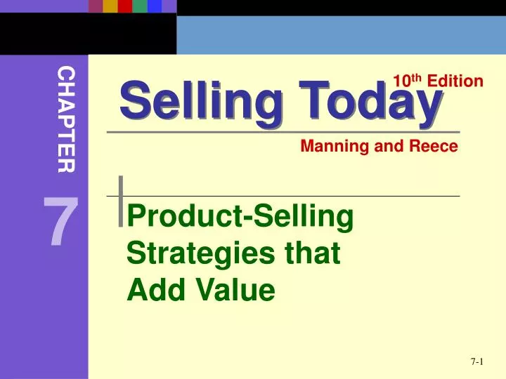 product selling strategies that add value