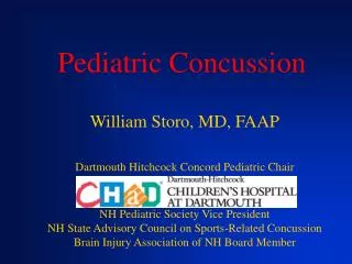 Pediatric Concussion