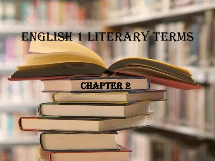 english 1 literary terms