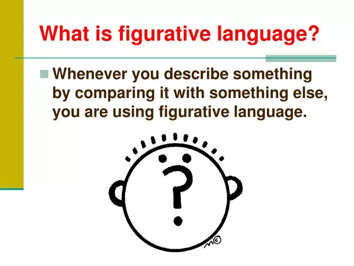 what is figurative language