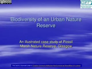Biodiversity of an Urban Nature Reserve