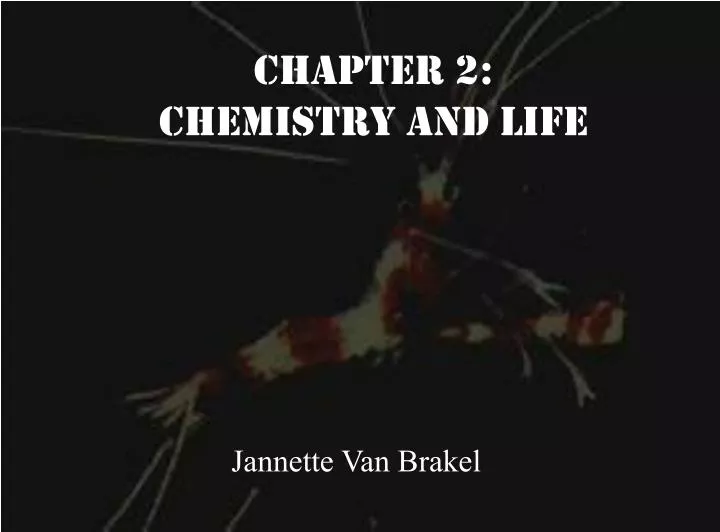 chapter 2 chemistry and life