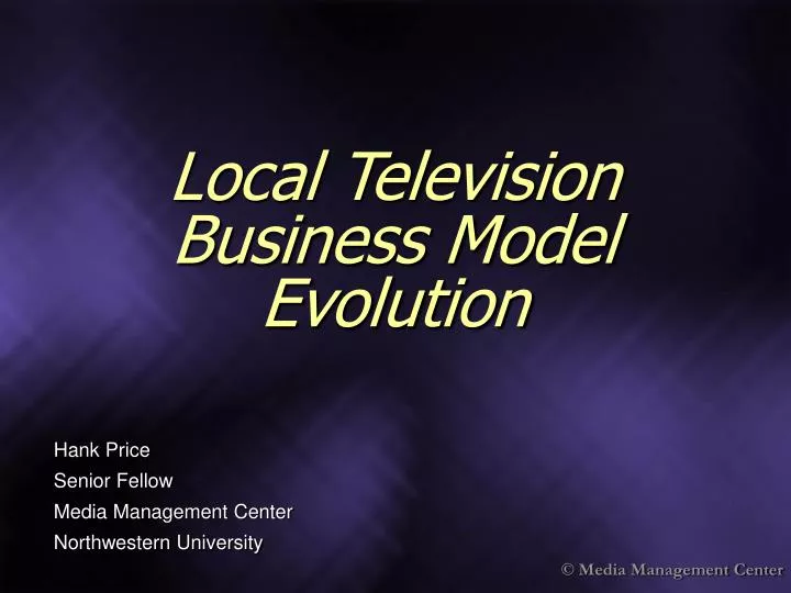 local television business model evolution