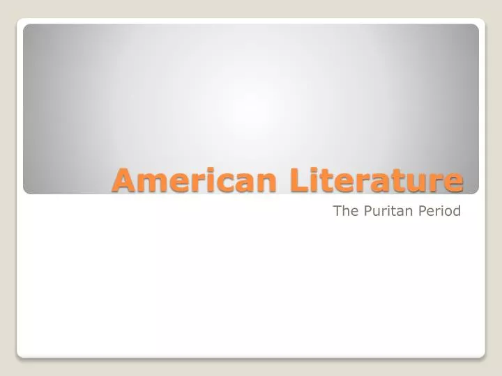 american literature