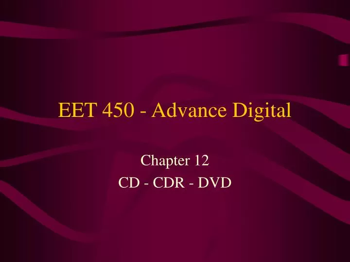 eet 450 advance digital