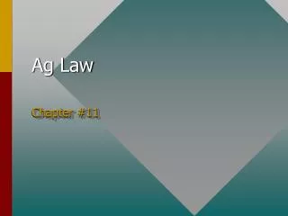 Ag Law