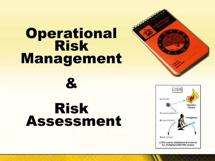 operational risk management risk assessment