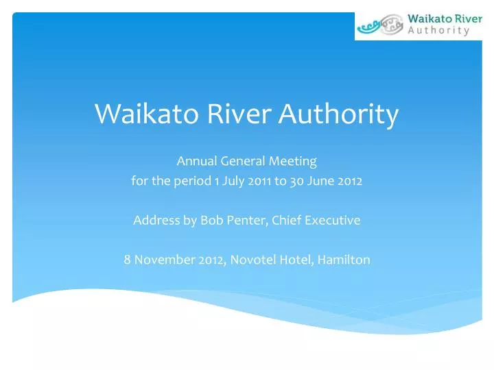 waikato river authority
