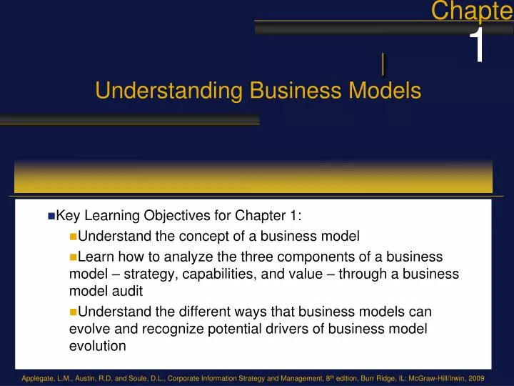 understanding business models