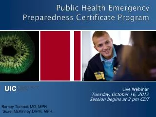 Public Health Emergency Preparedness Certificate Program