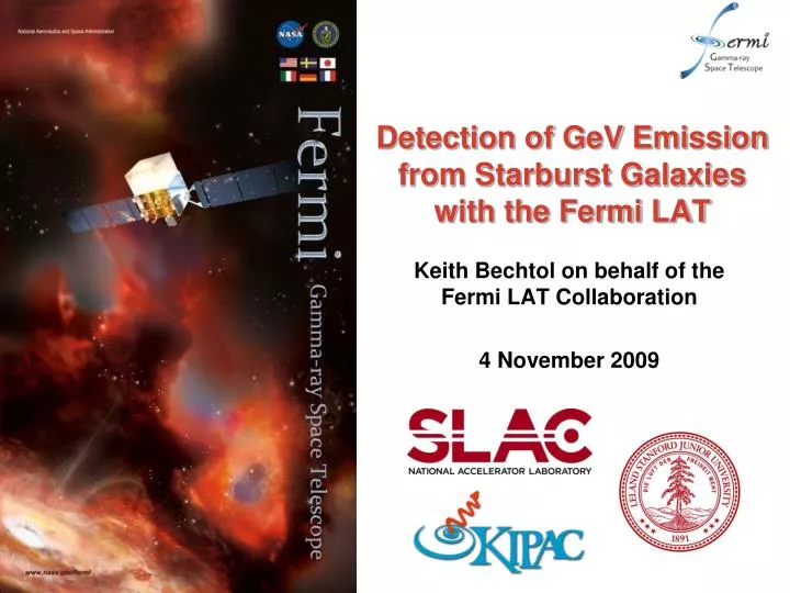 detection of gev emission from starburst galaxies with the fermi lat