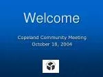 Community Meeting Insights on Surry County Schools - October 18, 2004 - slide 1