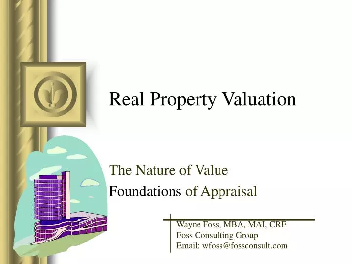 real property valuation