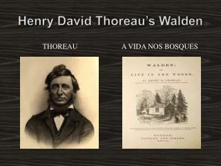 henry david thoreau s walden