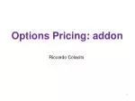Call Option Pricing Through Binomial Trees and Hedging Strategies - slide 1