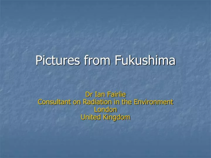 pictures from fukushima