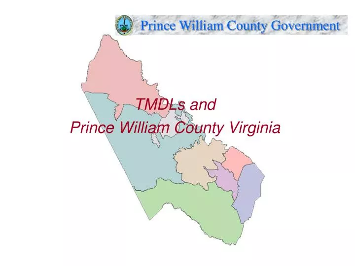 tmdls and prince william county virginia