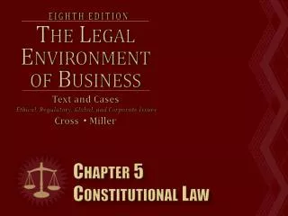 Chapter 5 Constitutional Law