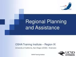 Regional Planning and Assistance