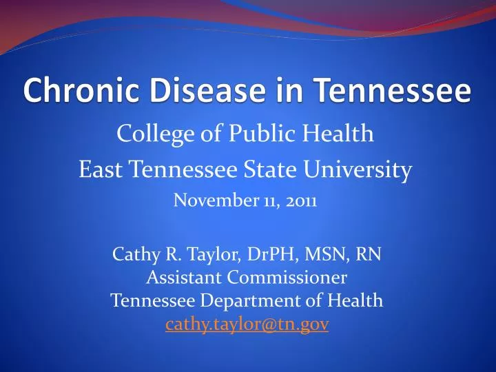 chronic disease in tennessee