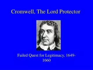 Cromwell, The Lord Protector