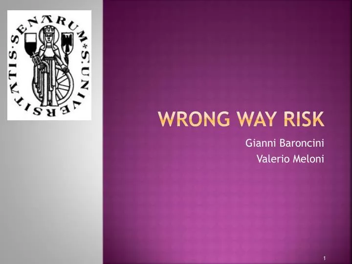 wrong way risk