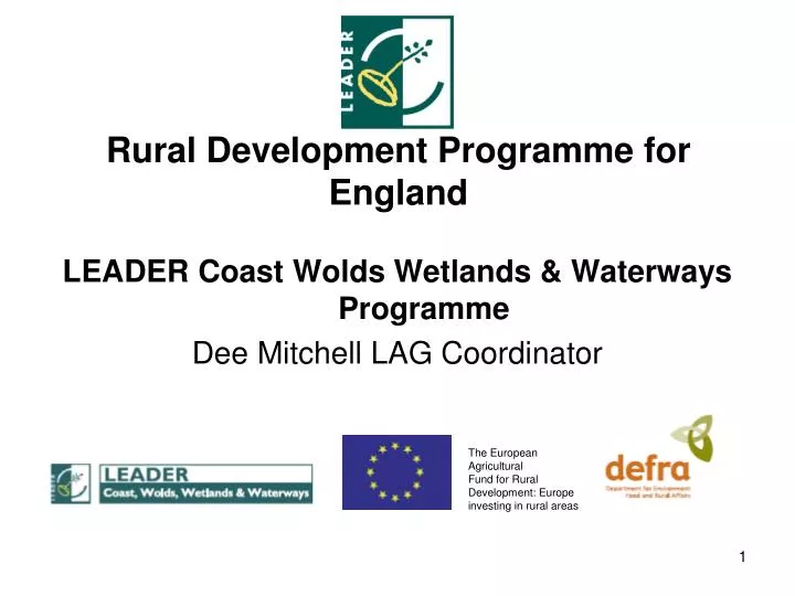 rural development programme for england