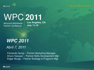 WPC 2011
