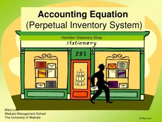 Accounting Equation (Perpetual Inventory System)