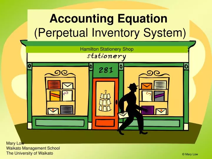 accounting equation perpetual inventory system