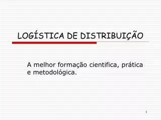 log stica de distribui o