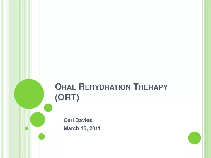 oral rehydration therapy ort