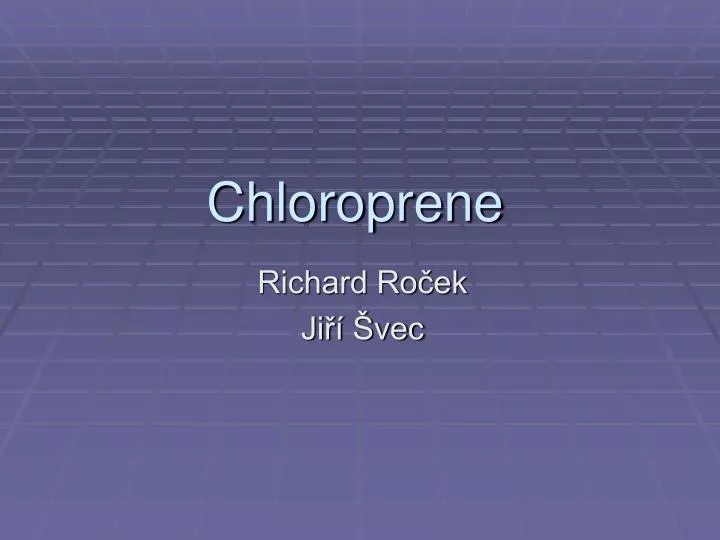 chloroprene
