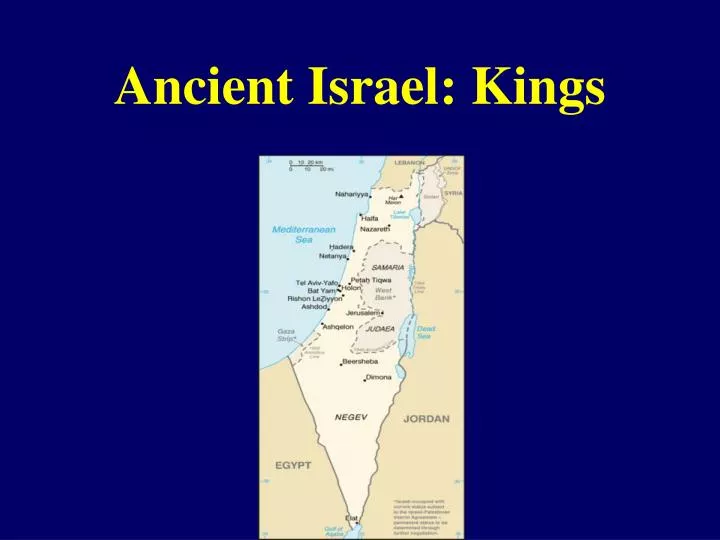 ancient israel kings