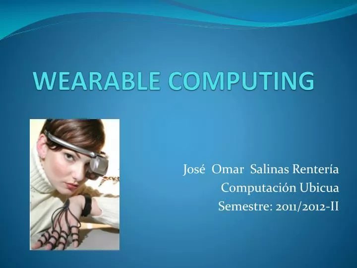 wearable computing
