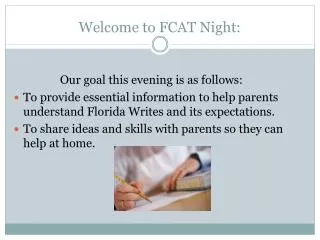Welcome to FCAT Night: