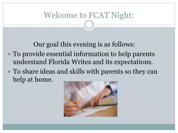 welcome to fcat night